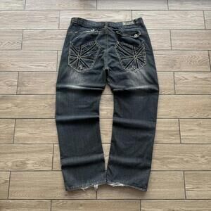 Y2K Fusai Jeans Baggy Denim Skater pants